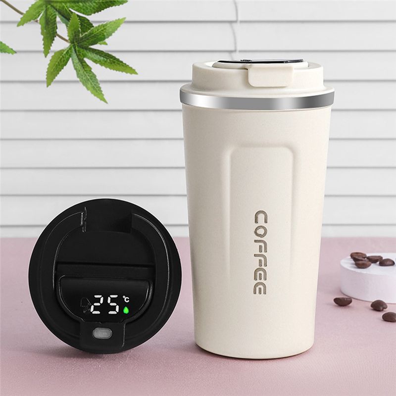 Stainless steel vacuum coffee mug