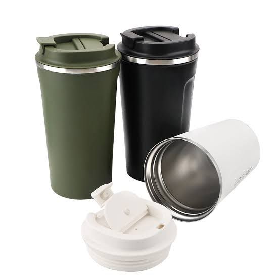 Stainless steel vacuum coffee mug