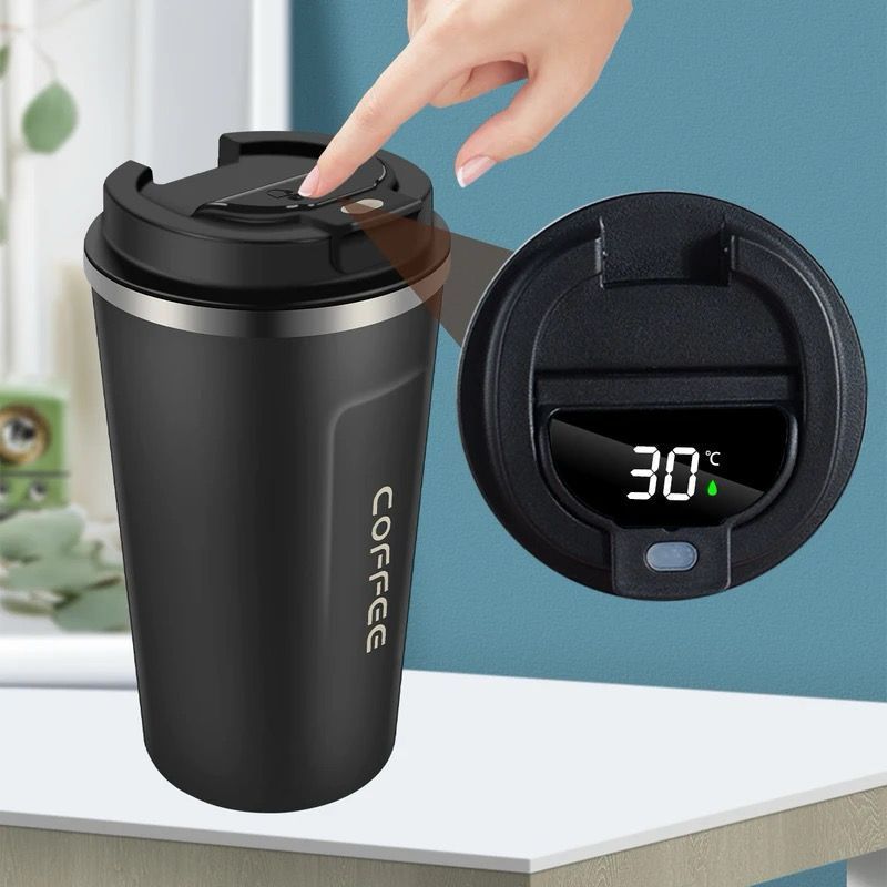 Stainless steel vacuum coffee mug